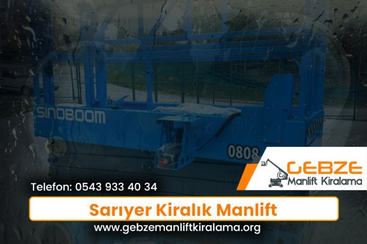 Sarıyer Kiralık Manlift