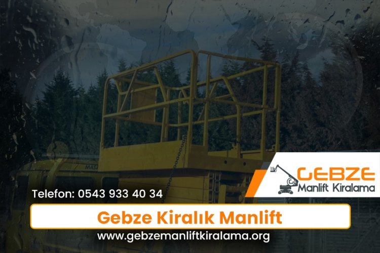 Gebze Kiralık Manlift