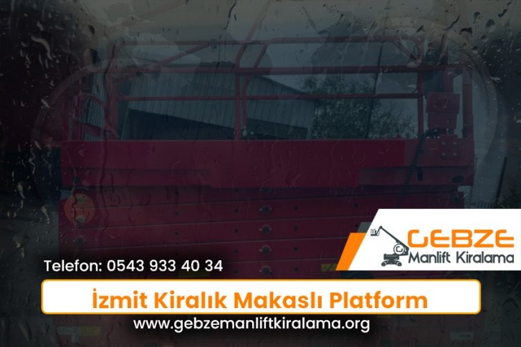 İzmit Kiralık Makaslı Platform