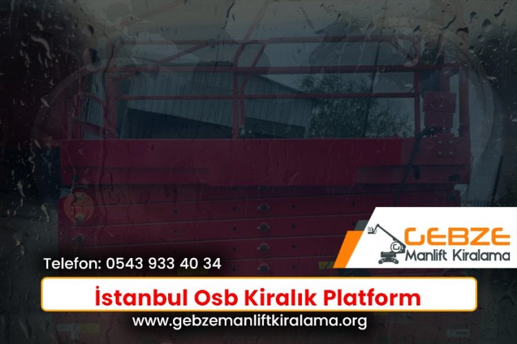 İstanbul Osb Kiralık Platform