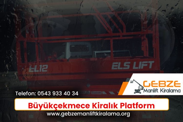 Büyükçekmece Kiralık Platform