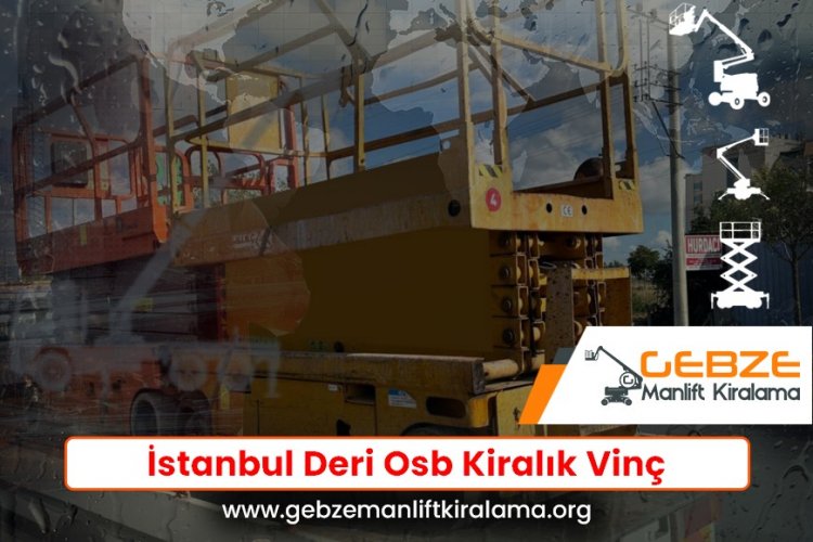 İstanbul Deri Osb Kiralık Vinç