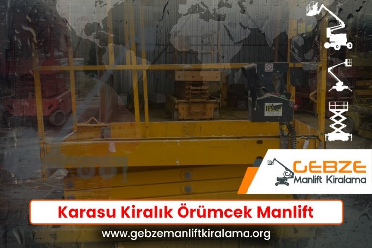 Karasu Kiralık Örümcek Manlift