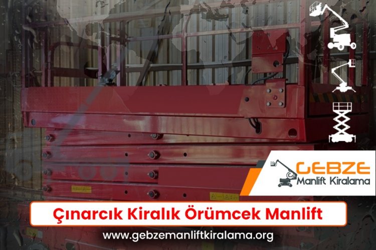 Çınarcık Kiralık Örümcek Manlift