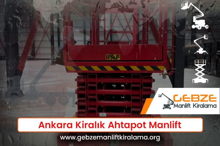 Ankara Kiralık Ahtapot Manlift