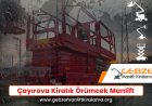 Çayırova Manlift Kiralama